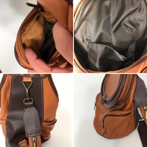 Il Giglio Italian Leather bag boho backpack purse - Picture 8 of 8